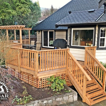 Raised Wooden Deck