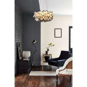 White And Black Acrylic Cloud LED Chandelier