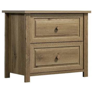 Pemberly Row 2-Drawer Engineered Wood Lateral File in Timber Oak