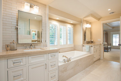 Beach style bathroom photo in Santa Barbara