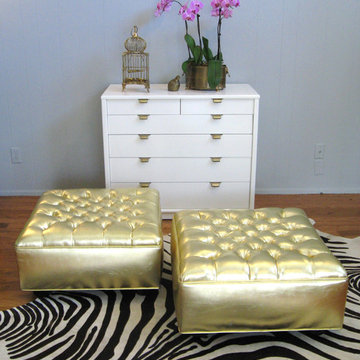 OTTOMANS and POOFS Modern, Contemporary, Mid-century, Transitional