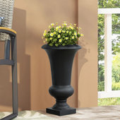 Unique Large Riveted Zinc Planter Set of 2 for Outdoor or Indoor Use, Garden, Deck, and Patio