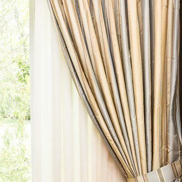 Drapes are high fashion for windows adding class to every interior