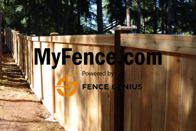 Estate Style Cedar Fence