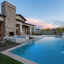 pool and fountains