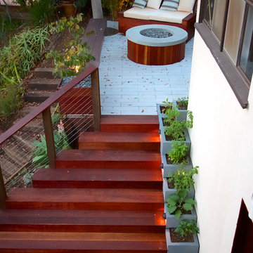 Modern Hillside Home With Deck