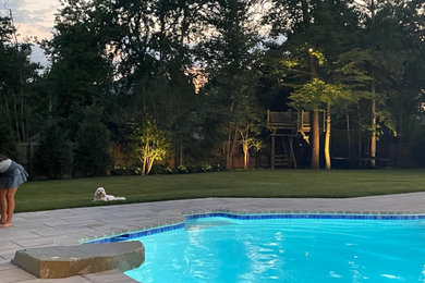 Event Ready Renovated Backyard and Pool in Potomac Maryland