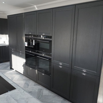 Solid Oak Caneo Grey Shaker Bolero kitchen