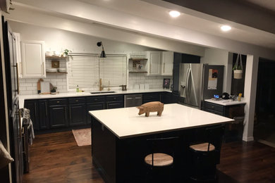 Inspiration for a craftsman kitchen remodel in Other