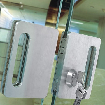 Frameless glass sliding doors and Glass folding doors