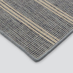 Eden King Wool Flatweave Rug, Ocean - Area Rugs