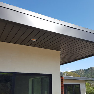 Cladding-Soffits, Fascia, Beams. Box Gutter "Tall" Glendale Ca.