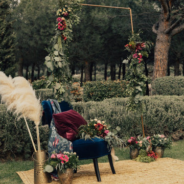 Estilismo decoración evento otoñal