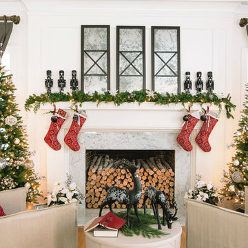 Customized Christmas Living Room
