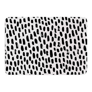 Kess InHouse Kess Original Celtic Knot Green Forest Mint Memory Foam Bath Mat 17 by 24
