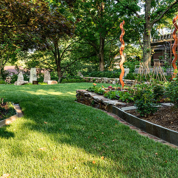 Eclectic Backyard Garden
