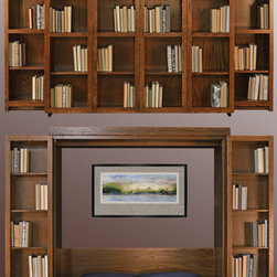 Bi-Fold Bookcase Wall Bed - Folding Beds