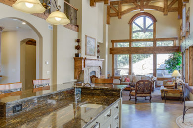 Elegant home design photo in Salt Lake City