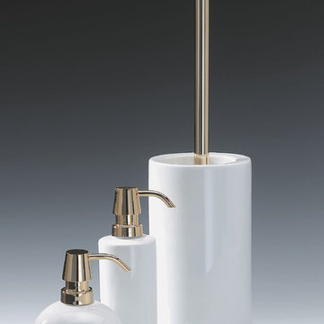 Designer Toilet Brushes and Holder Set