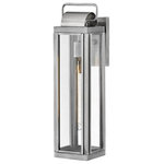 Hinkley - Hinkley 2845AL-LL Sag Harb, 1 Light Large Outdoor Wall in Traditional - Sag Harbor unites updated elements with time-testeSag Harbor 1 Light L Antique Brushed Alum *UL: Suitable for wet locations Energy Star Qualified: n/a ADA Certified: n/a  *Number of Lights: 1-*Wattage:100w Incandescent bulb(s) *Bulb Included:No *Bulb Type:Incandescent *Finish Type:Antique Brushed Aluminum