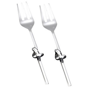 Norpro Stainless Steel Hors Doeuvres Forks Set of 6 Silver