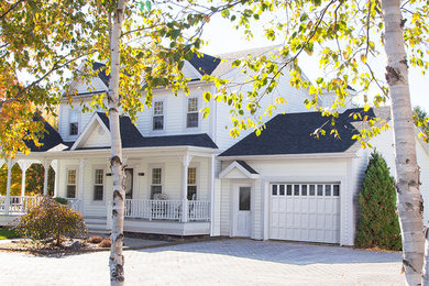 Inspiration for a rustic home design remodel in Boston