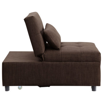 Hidalgo Sofa Bed, Brown Fabric