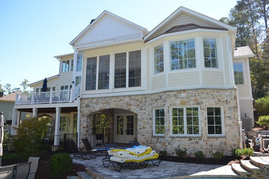 Inspiration for a rustic home design remodel in Other