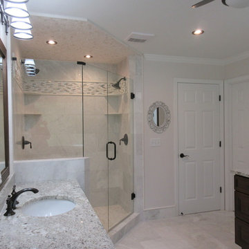 Elegant Marble Master Bathroom