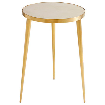 Dresden Side Table, Gold