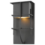 Z-Lite - 1 Light Outdoor Black - With its craftsmen inspired design, the Stillwater collection provides contemporary outdoor d??cor as well as the latestin LED technology. Available in three sizes and finished in Deep Bronze, Black, or Silver, these aluminum fixtures are constructed ?to help protect from corrosion.