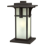 HInkley - Hinkley Manhattan Medium Pier Mount Lantern, Oil Rubbed Bronze - Manhattan is a classic update to the traditional train station lantern. The hand-painted Oil Rubbed Bronze finish complements the clean lines of its durable die cast construction.