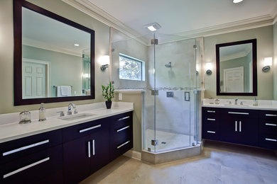 Inspiration for a contemporary bathroom remodel in Nashville