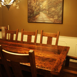 Reclaimed Wood Harvest Tables - Products