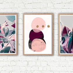 Winter Colour Palette - Mixed Media Art