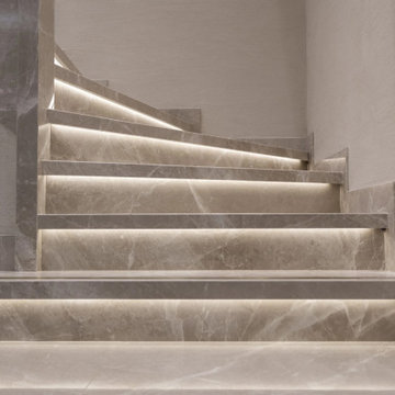 Agora Beige Marble Staircase Treads