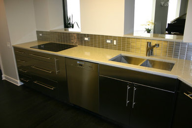 Inspiration for a modern kitchen remodel in Chicago