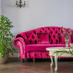 Oversized Smoked Grey Oak Parquet - Sofas