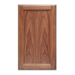 Sierra Cabinet Door from CabineNow.com shown in Walnut - Kitchen Cabinetry
