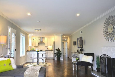 Transitional dining room photo in San Francisco