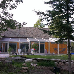 Retractable Lean-To Pool Enclosures Open.... with a push of a button - Products
