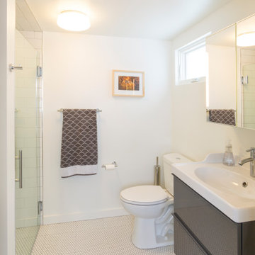 Mid-century style uplift with added practicality and comfort for these studios