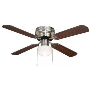 Canarm 42" Ceiling Fan CF42NEP4BN, Brushed Nickel