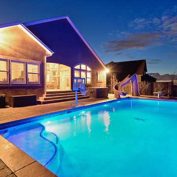 Negative Edge Pool/BBQ Area