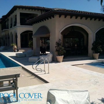 Spa and Pool Cover Combination