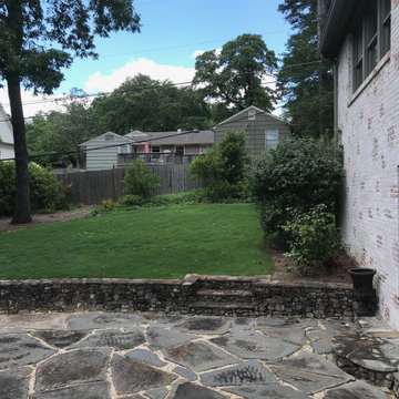 Patio Update/Reconstruction, Brick Columns, Ornamental Gates, Lighting