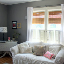 Gray & Gold living room