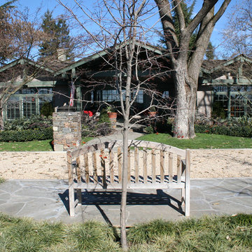 English Garden for a Craftsman Remodel at Home Ranch