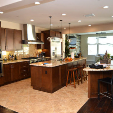 Coastal Custom Wine Cellars had to Match the Transitional Kitchen of the Owner