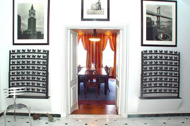 Inspiration for a contemporary hallway remodel in New York
